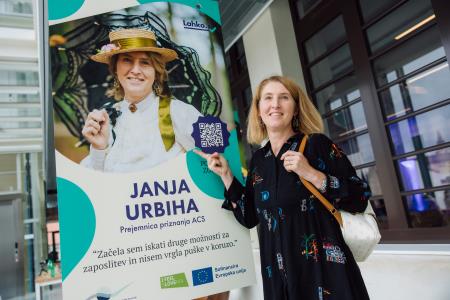 Janja Urbiha, prejemnica priznanja ACS, foto Rok Mlinar
